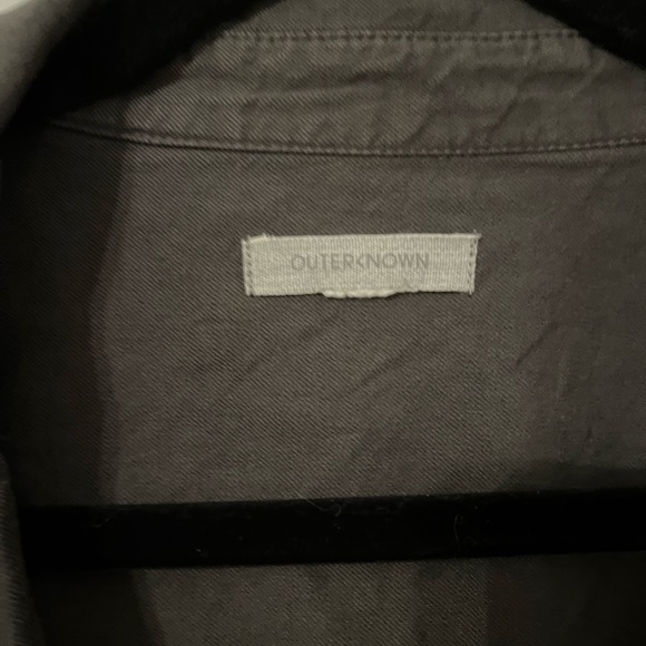 Outerknown SEA shirt dress in utility grey! EUC - Picture 7 of 8